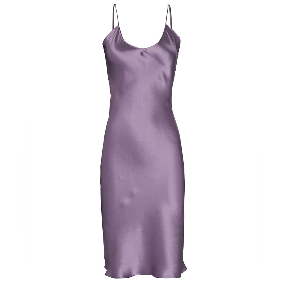 NILI LOTAN Satin-Finish Cami Dress - Picture 2 of 4